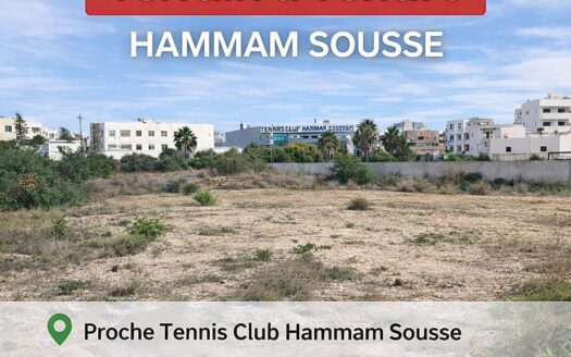 Terrain constructible à vendre à Hammam Sousse