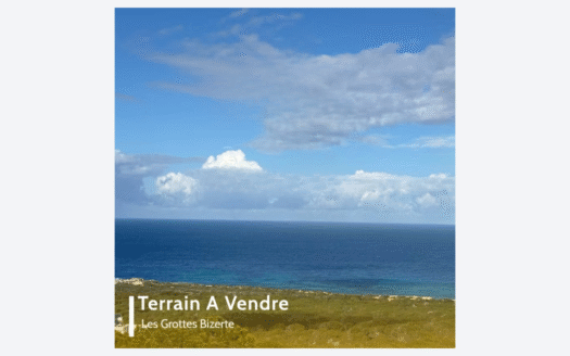 Terrain à vendre – Les Grottes, Bizerte