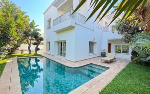 A louer villa moderne meublée avec piscine à El Menzah 1
